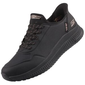 Skechers Slip-Ins Bobs Squad 4 Key Look Damen Sneaker Schwarz