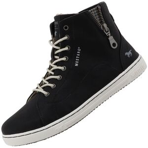 Mustang Damen High Top Sneaker Schwarz