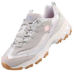 Skechers DLites Dazzling Shine Damen Sneaker Grau