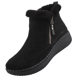Skechers Wilshire BLVD-Fresh Zip Damen Stiefelette Schwarz