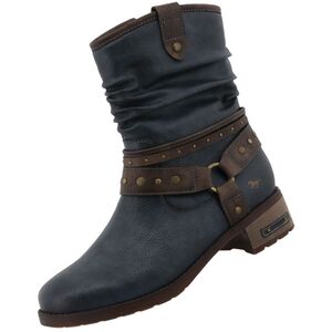 Mustang Damen Stiefelette Blau