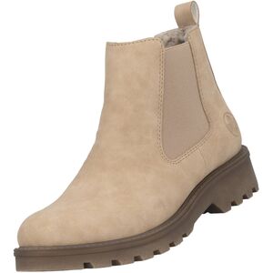 Rieker Damen Chelsea Boots gef�ttert Beige