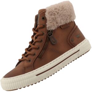 Mustang Damen High Top Sneaker Braun