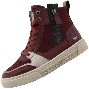 Mustang Damen High Top Sneaker Rot