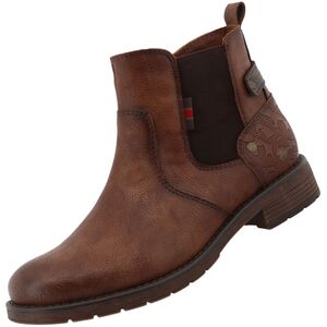Mustang Damen Chelsea Boots Braun
