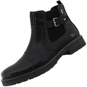 Mustang Herren Tex-Stiefel Schwarz