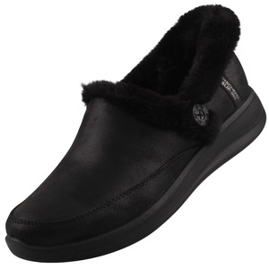 Skechers Slip-ins Cozy Escape Damen Hausschuhe Schwarz