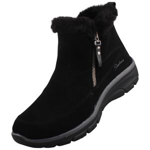 Skechers Easy Going - Cool Zip Damen Stiefelette Schwarz