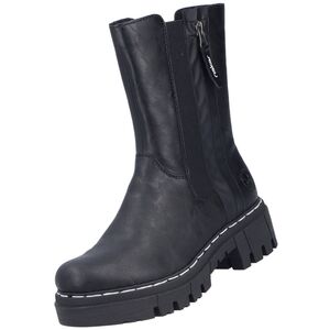 Rieker Damen Stiefel gef�ttert Schwarz