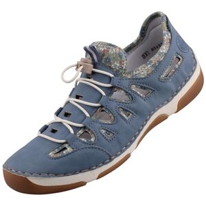 Rieker Damen Slipper Blau