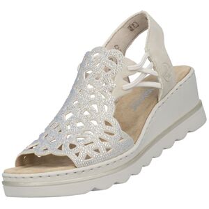 Rieker Damen Sandalette Beige