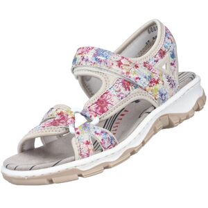 Rieker Damen Trekking Sandalen Bunt