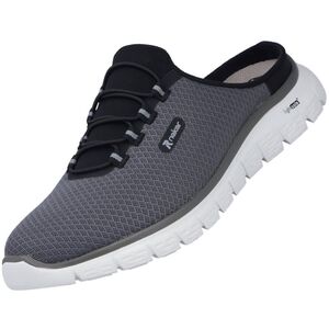 Rieker Herren Sabot Slipper Grau