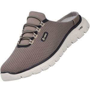 Rieker Herren Sabot Slipper Braun
