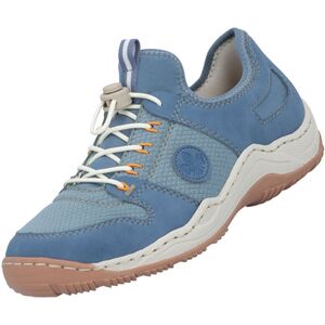 Rieker Damen Slipper Hellblau