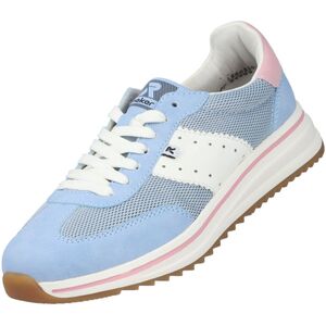 Rieker Damen Schn�rschuhe Hellblau - Extraweit