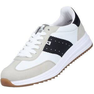 Rieker Damen Schn�rschuhe Wei�/Grau - Extraweit