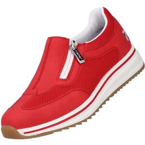 Rieker Damen Slipper Rot - Extra Weit