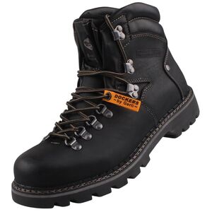 Dockers by Gerli Herren Leder Stiefel gefttert Schwarz