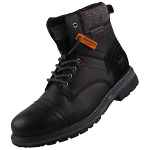 Dockers by Gerli Herren Leder Stiefel gefttert Schwarz