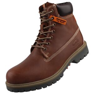 Dockers by Gerli Herren Leder Stiefel gefttert Braun