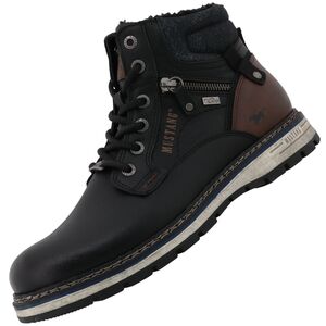Mustang Herren Tex-Stiefel gef�ttert Schwarz