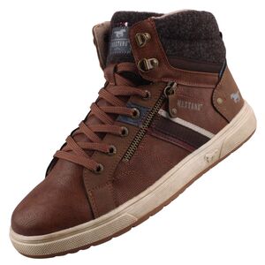 Mustang Herren High Top Sneaker Braun