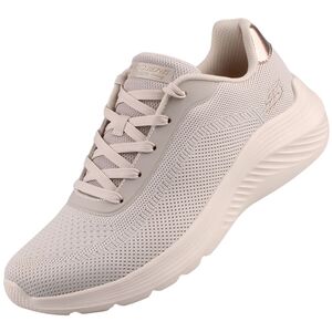 Skechers Bobs Squad Waves Current Look Damen Sneaker Offwhite (Beige)