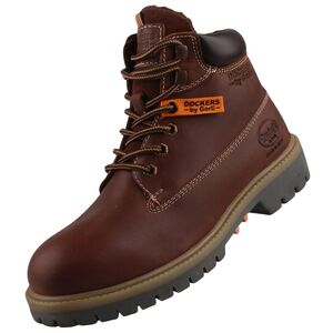 Dockers by Gerli Damen Leder Stiefelette gef�ttert Braun