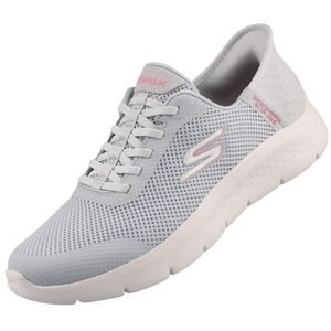 Skechers Slip-ins(TM) Go Walk Flex Grand Entry Damen Sneaker Hellgrau