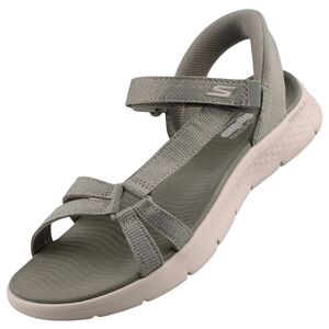 Skechers Slip-Ins Go Walk Flex Sandal Illuminate Damen Trekking-Sandalen Hellgr�n