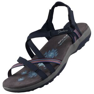 Skechers Reggae Slim - Sun Array Damen Sandale Blau