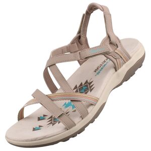 Skechers Reggae Slim - Sun Array Damen Sandale Beige