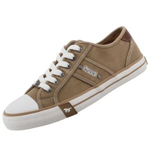 Mustang Herren Canvas Sneaker Hellbraun