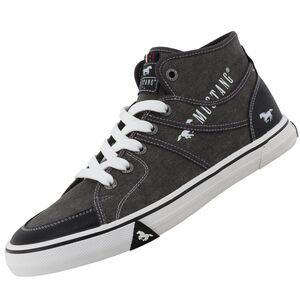 Mustang Herren High Top Canvas Sneaker Dunkelgrau