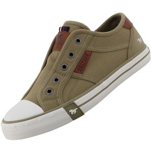 Mustang Damen Canvas Sneaker Khaki