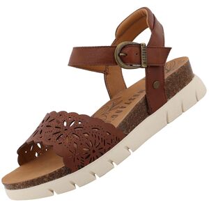 Mustang Damen Sandaletten Braun