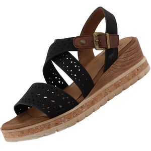 Mustang Damen Sandalette Schwarz