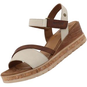 Mustang Damen Sandalette Beige
