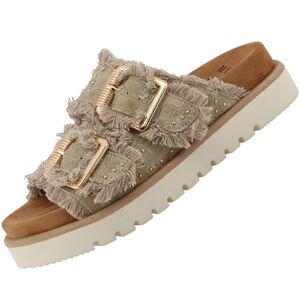 Mustang Damen Pantolette Beige