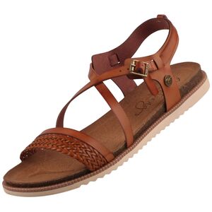 Mustang Damen Sandale Braun