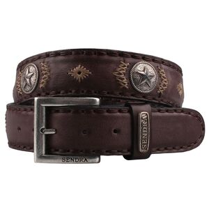 Sendra Leder G�rtel 5358 braun