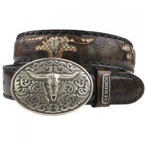 Sendra G�rtel Python 8322 braun/beige