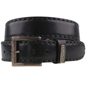 Sendra Leder Grtel 8563 schwarz