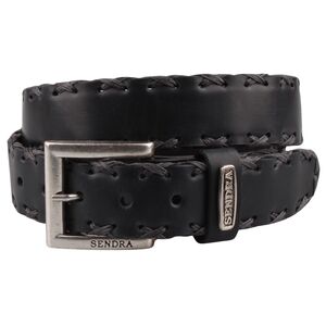 Sendra Leder G�rtel 7336 Schwarz