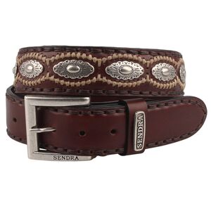 Sendra Leder G�rtel 7606 Braun