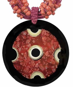 Hals-Kette mit Muschel-Anh�nger Hals-Schmuck