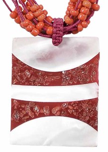 Hals-Kette mit Muschel-Anh�nger Hals-Schmuck