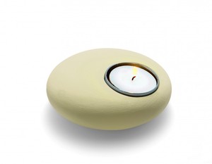 PHILIPPI DESIGN Teelichthalter PEBBLE, Gr��e S - hellbeige