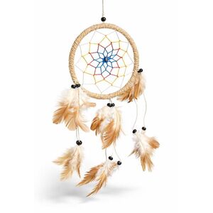 Dreamcatcher Gute Tr�ume  ca. 10 cm - Traumf�nger mit farbigem Netz